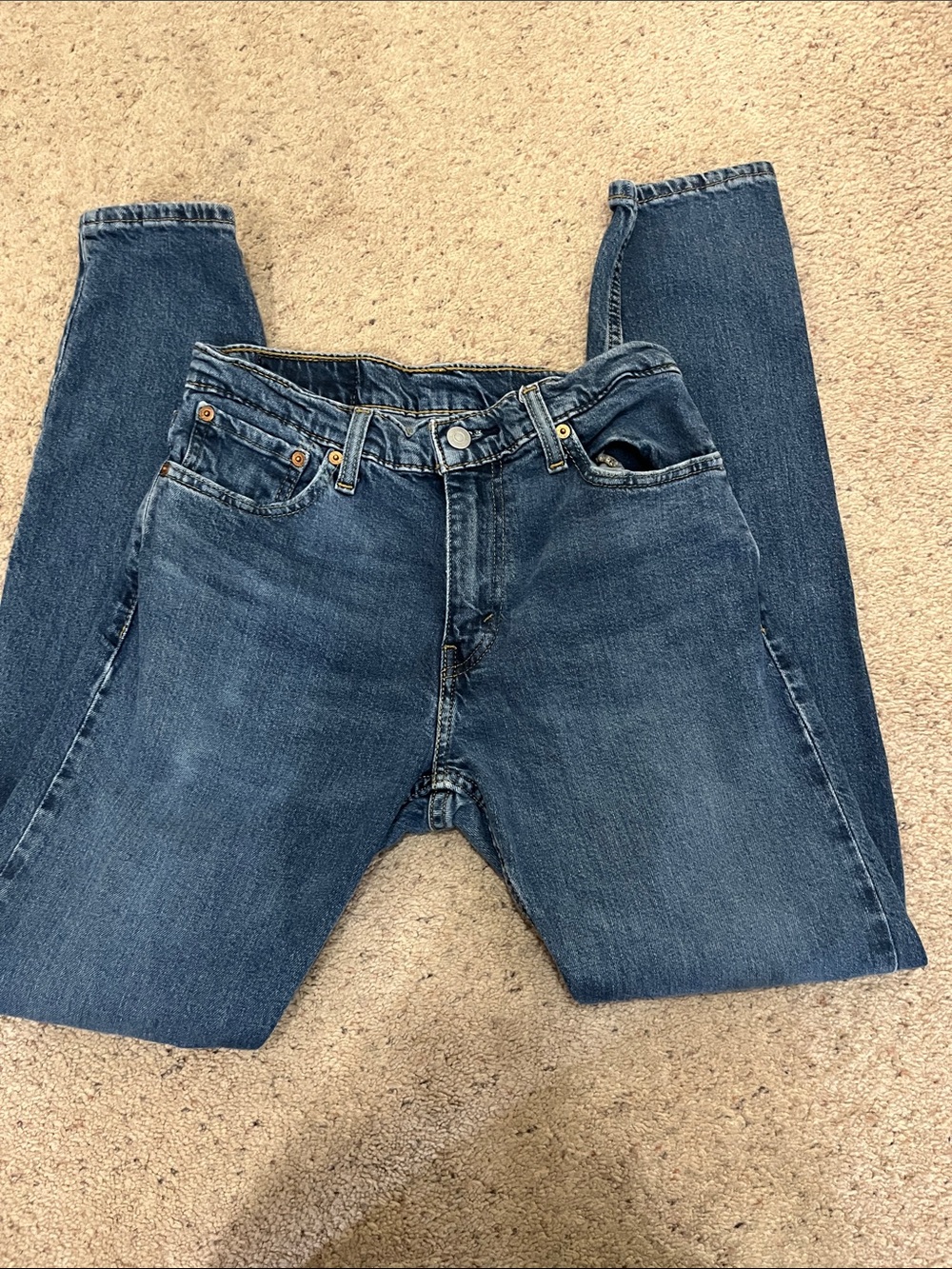 Levi's Men's 512 30x32 Medium Blue Tapered Leg Jeans